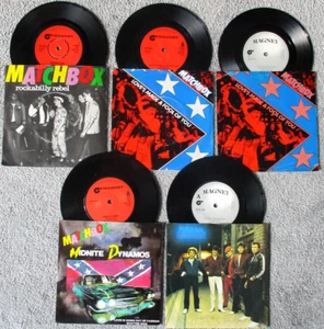 5 x Matchbox 7" vinyl Record Collection Rockabilly Rebel etc Excellent Signed - Picture 1 of 8