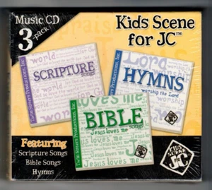 Kids Scene for JC 3 Pack Music CD, Scripture Songs, Hymns, Bible Songs New/Seale - Picture 1 of 5