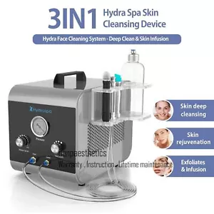 3 in1 Hydra Dermabrasion Diamond Microdermabrasion Skin Peeling Facial Machine - Picture 1 of 4