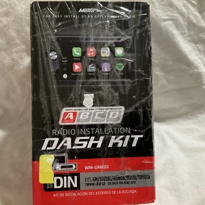 Metra Radio Installation Dash Kit Single/Double Din GM 1990- 2012 WM-GMK02 Honda - Image 1 of 4