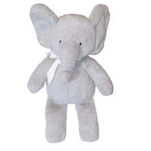 2018 Pottery Barn Kids Gray Elephant Plush BeanBag Stuffed Toy 16" - Picture 1 of 7