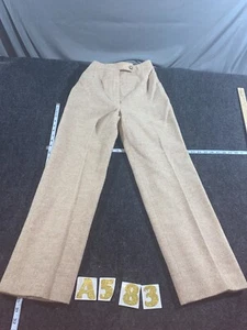 PANTALONES DE LANA VINTAGE EVAN PICONE PARA MUJER TALLA 6 CINTURA ALTA PATA DE GALLO ACADEMIA STY - Imagen 1 de 9