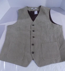 Joseph Abboud Vest Men s Size Medium Heritage Brand Tan New - Picture 1 of 6