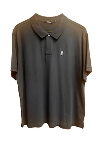 Polo uomo Phycho Bunny 3XL-3X nera manica corta - Foto 1 di 5