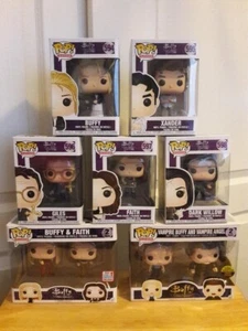 Buffy the Vampire Slayer Funko Pop lot of 5 solo/2 double w/protectors NEW *see - Picture 1 of 6