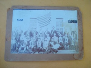 ODD FELLOWS CABINET CARD GROUP PHOTO I.O.O.F. Victorian - Picture 1 of 9