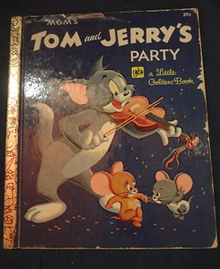 Tom and Jerry's Party A Little Golden Book 1972 Hardcover 235 - Bild 1 von 6