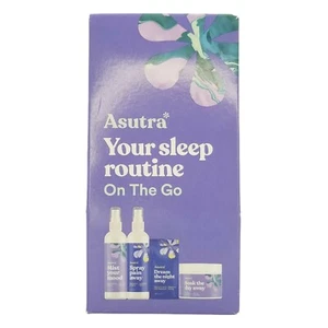 Asutra Your Sleep Routine On The Go 4 Piece Bath Salts Lotion Oil Mist Spray Kit - Picture 1 of 6