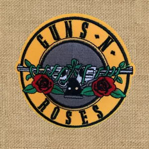 1pc Guns Roses Rock Music Embroidered Patch Iron On Applique craft sewing #1695 - Picture 1 of 1