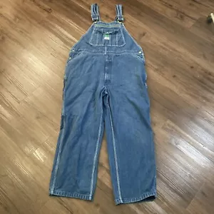 Liberty Bib Overalls Herren 42x29 blau Jeans Denim Arbeitskleidung Bauernhof Zimmermann - Bild 1 von 15