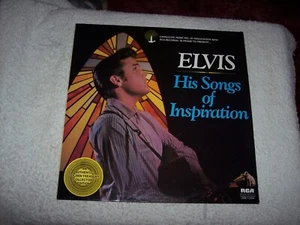 LP--ELVIS PRESLEY--HIS SONGS OF INSPIRATION *NM VINYL* #418 - Picture 1 of 8