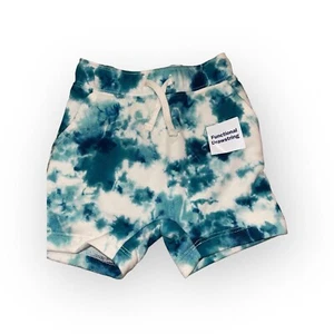 Old Navy Toddler Jersey Pull-On Shorts ~ Size 18-24 Months ~ White & Teal Gr NWT - Picture 1 of 3