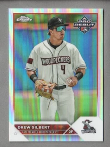 2023 Topps Pro Debut Baseball Chrome Refractors #PDC136 Drew Gilbert /99 - Picture 1 of 2