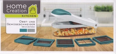 Multischneider Obst Käse Gemüseschneider Box 14tlg Hobel Zerkleinerer Reibe - Bild 1 von 4