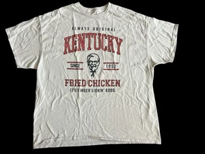 KFC Kentucky Fried Chicken men’s XL T-Shirt Finger Licking Good Always Original - Picture 1 of 3