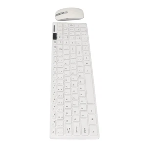 Wireless Keyboard Mouse Combo 2.4G Ultra Thin 1600dpi 78 Keys For Home Office G - Picture 1 of 24