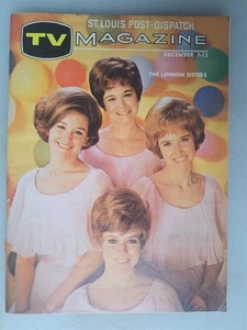 St. Louis Post-Dispatch TV Magazine December 7, 1969 The LENNON Sisters - Imagen 1 de 2