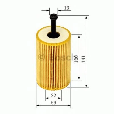 BOSCH CAR OIL FILTER P9193 - 1457429193 - Image 1 of 4