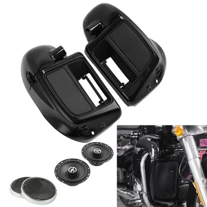 Lower Vented Fairings w/ 6.5" Speakers Grills Fit For Harley Touring 2014-2024 - Picture 1 of 17