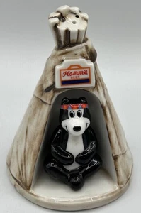 Hamms Beer Salt and Pepper Shaker Hamms Bear in Tee Pee Limited Edition - Picture 1 of 10