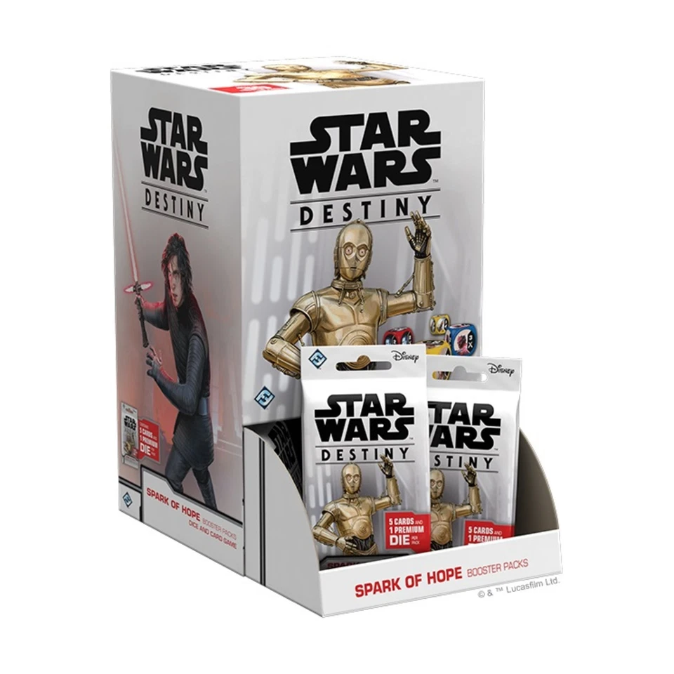 FFG Star Wars Destiny Spark of Hope Booster Pack Display SW (New) - Image 1 of 1