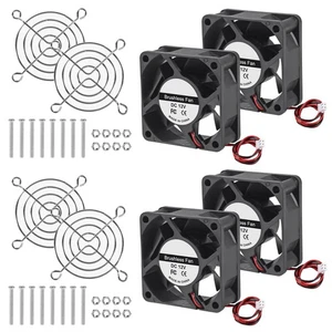 4er-Pack 6025 12 V Doppelkugellager bürstenlos Kühlung 60 x 60 x 25 mm 2 Pin 6025 - Bild 1 von 7