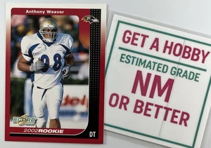 Anthony Weaver RC 2002 Score #308 Baltimore Ravens - Picture 1 of 1