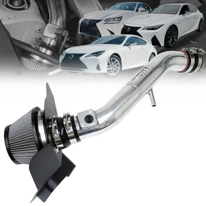 HPS Polish Shortram Air Intake w/Heat Shield For Leuxs 13-20 GS/21+ IS/15+ RC V6 - Picture 1 of 5