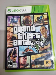 Grand Theft Auto V 5 Microsoft Xbox 360 Complete w/Manual & Map Tested - Picture 1 of 3