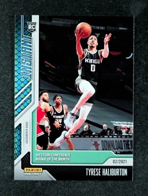 2020-21 Panini Instant TYRESE HALIBURTON 3/8 Rookie RC Dragon Scale Kings #88 - Image 1 of 3