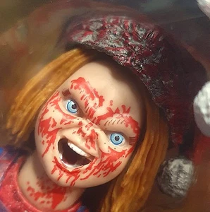 Kinderspiel Chucky Horror Figur Weihnachtsedition Sammler Spielzeug Puppe Ho Ho - Bild 1 von 5