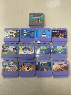 13 Vintage Vtech V.SMILE Games W/case (P) - Image 1 of 4