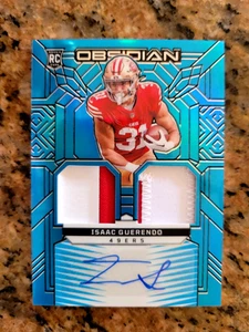 2024 Panini Obsidian RC Isaac Guerendo Blue Dual Patch Auto Autograph 07/25 - Bild 1 von 3