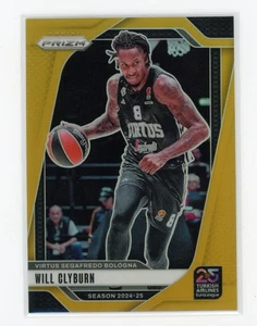 2024-25 Panini Prizm Euroliga Will Clyburn Gold Prizm #08/10 (KD) - Imagen 1 de 1