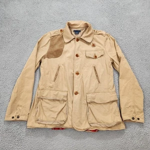 Vintage Ralph Lauren Jacket Womens Small/ Medium Beige Utility Safari Blue Label - Picture 1 of 17