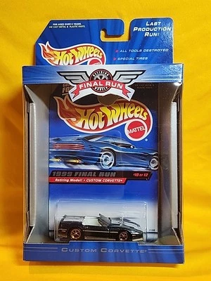 Hot Wheels Final Run Custom Corvette 1999 Final Run #21348 Dark Blue Metallic🔥 - Image 1 of 4
