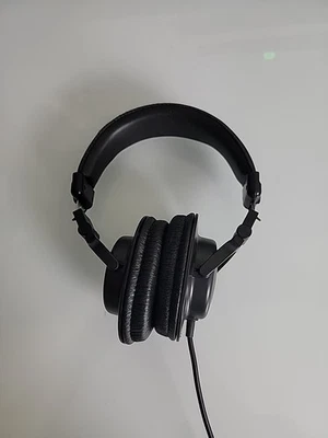 Audio-Technica ATH-M35 Headband Headphones Black Tested And Working - Image 1 of 3