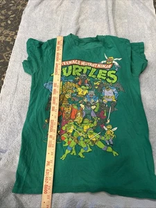 Vintage Teenage Mutant Ninja Turtles Cartoon Comic T-Shirt Small - Bild 1 von 2