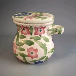 Hand Painted FRUIT DECOR. sugar bowl Art Deco - Picture 1 of 3