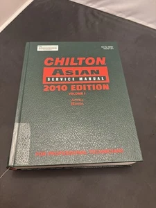 Chilton Asian Service Manual Hardcover Chilton Excellent Condition Library Copy - Picture 1 of 4