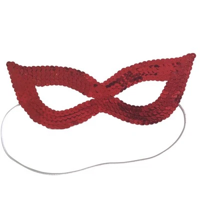 Sparkle Blink Sequence Eye Mask Costume Cat Eyemask Halloween Party Accessories - Image 1 of 4