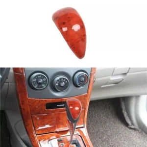 Cubierta de perilla de cambio de marchas para Toyota Corolla madera marrón 2007-13 ABS consola central - Imagen 1 de 8