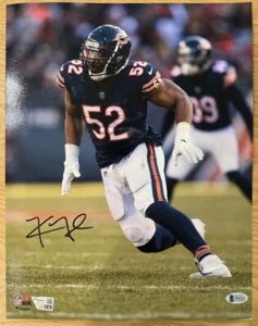 KHALIL MACK CHICAGO BEARS SIGNED AUTO 11X14 PHOTO FANATICS BECKETT AUTOGRAPHED - Bild 1 von 4