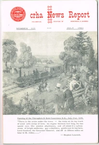 JULY 1961 CANADIAN RAILROAD HISTORICAL ASSOC. CHRA NEWS REPORT NUMBER 123 - Picture 1 of 3