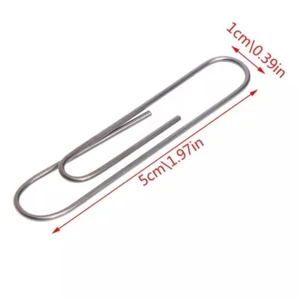 1x Selbstbiegende Büroklammer aus Nitinol - Shape Memory - Zaubertrick - Bild 1 von 6