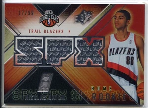 2008-2009- Nicolas Batum SPX HOME Rookie Card /99 Portland Trailblazers - Picture 1 of 2