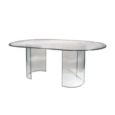 548 C Dining Table - Includes 1/2" Thick Tempered Glass With 1" Bevel Edge By - Image 1 of 2