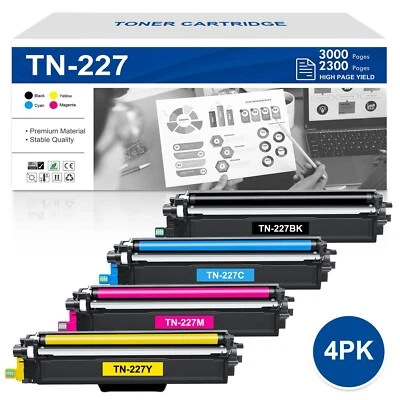 Lote Tóner TN227 TN223 Compatible con Brother MFC-L3770CDW HL-L3290CDW L3270CDW Foto 1 de 4