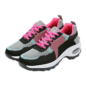 Women Tennis Net Shoes Size 35-40 Breathable Autumn Outdoor Shoe (39 Black Pink)