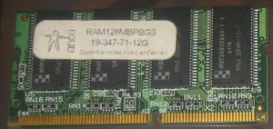 128MB MDT SDRAM 100MHz PC-100 SO-DIMM 144-pol. CL2 MDT33S12880-7.5 3,3V - Picture 1 of 1